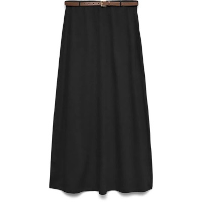 пола,дамски,поли,и,рокли,vero,moda,luna,ankle,midi,skirt,black,(black)