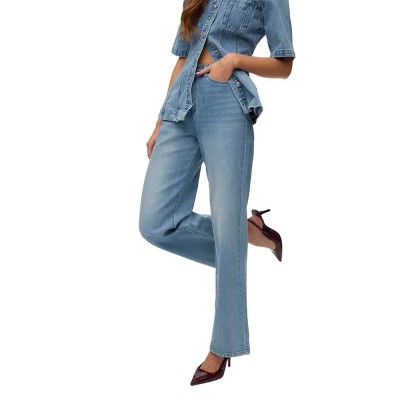 дънки,мъжки,панталони,дамски,панталони,vero,moda,vega,wide,high,waist,jeans,blue,(light,blue,denim)