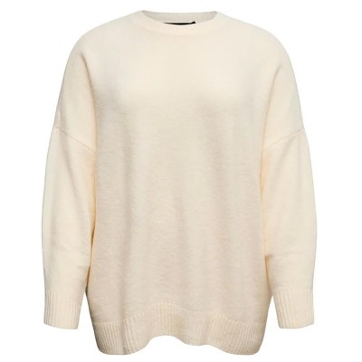 блуза,мъжки,пуловери,дамски,пуловери,vero,moda,curve,boom,o,neck,sweater,beige,(birch,melange)