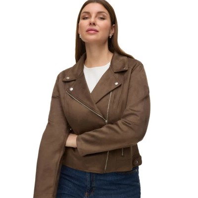 яке,мъжки,якета,дамски,якета,и,палта,vero,moda,curve,jose,short,jacket,brown,(chocolate,chip)