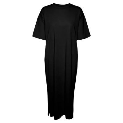 рокля,дамски,поли,и,рокли,vero,moda,curve,molly,oversize,calf,short,sleeve,midi,dress,black,(black)