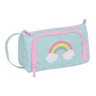 канцеларски,принадлежности,safta,arcoiris,pencil,case,blue,(multicolor)