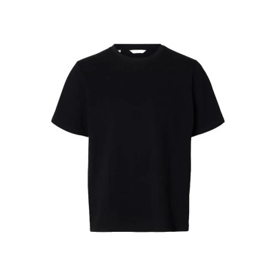 тениска,мъжки,тениски,дамски,тениски,selected,atlas,short,sleeve,t,shirt,black,(black)