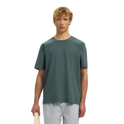 тениска,мъжки,тениски,дамски,тениски,selected,atlas,short,sleeve,t,shirt,green,(balsam,green)