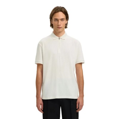 дамски,блузи,с,яка,мъжки,блузи,с,яка,selected,fave,structure,polo,short,sleeve,polo,white,(cloud,dancer)