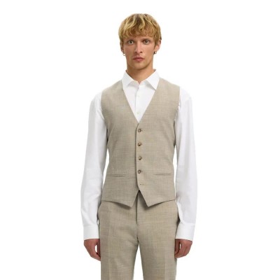 елек,мъжки,сака,selected,oasis,slim,fit,waistcoat,beige,(sand)