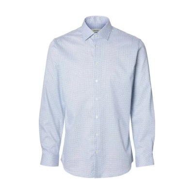 риза,с,дълъг,ръкав,дамски,ризи,мъжки,ризи,selected,slimfilip,performance,long,sleeve,shirt,blue,(bright,white,navy,square)