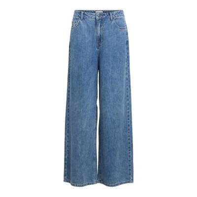 дънки,дамски,панталони,object,luca,tri,wide,loose,jeans,blue,(medium,blue,denim)
