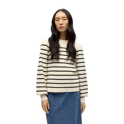 жилетка,дамски,пуловери,дамски,плетени,дрехи,object,reynard,regular,puff,sleeve,knit,cardigan,white,(sandshell,black)