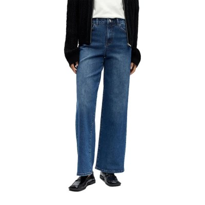 дънки,дамски,панталони,object,rio,mae,wide,jeans,blue,(medium,blue,denim)
