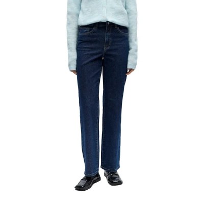 дънки,дамски,панталони,object,elia,mae,straight,jeans,blue,(dark,blue,denim)