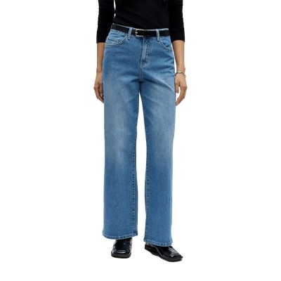 дънки,дамски,панталони,object,rio,mae,wide,jeans,blue,(light,blue,denim)