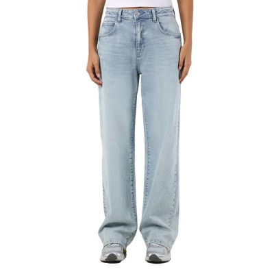 дънки,дамски,панталони,noisy,may,josie,loose,high,waist,jeans,blue,(light,blue,denim)