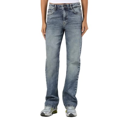 дънки,дамски,панталони,noisy,may,monica,straight,high,waist,jeans,blue,(dark,blue,denim)