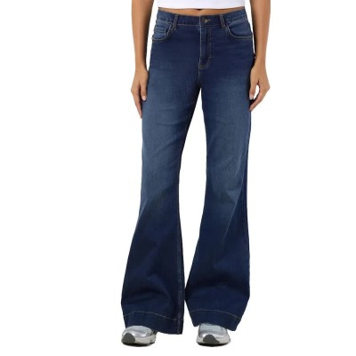 дънки,дамски,панталони,noisy,may,rooxy,slim,flared,high,waist,jeans,blue,(medium,blue,denim)