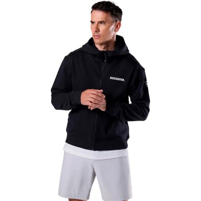 блуза,мъжки,пуловери,rossignol,logo,full,zip,sweatshirt,black,(black)