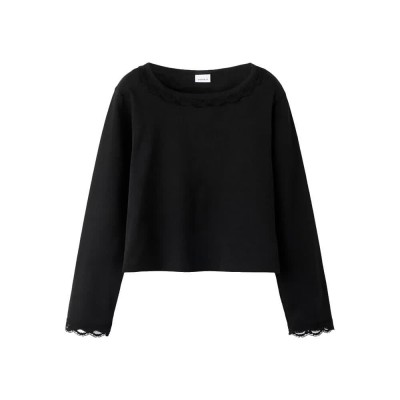 тениска,мъжки,тениски,дамски,тениски,name,it,belisa,slim,long,sleeve,t,shirt,black,(black)