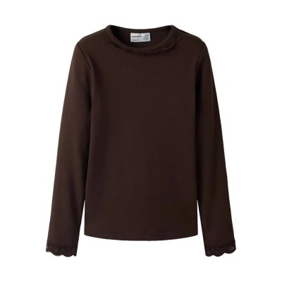 тениска,мъжки,тениски,дамски,тениски,name,it,belisa,slim,long,sleeve,t,shirt,brown,(mole)