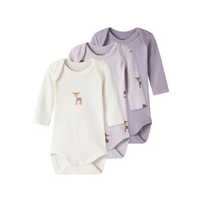 детски,облекла,за,момичета,name,it,body,lilac,marble,deer,long,sleeve,body,3,units,multicolor,(lilac,marble,jet,stream,lavender,