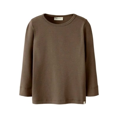 тениска,мъжки,тениски,дамски,тениски,name,it,gayo,slim,long,sleeve,t,shirt,brown,(shitake)