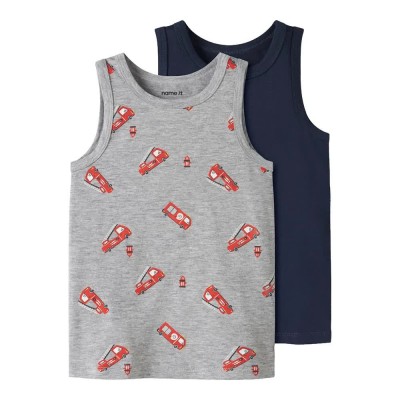 тениска,мъжки,тениски,дамски,тениски,name,it,grey,firetruck,sleeveless,t,shirt,2,units,blue,grey,(grey,melange,w,dark,sapphire)