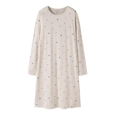 детски,пижами,name,it,nightgown,hearts,nightgown,beige,(peyote,melange)