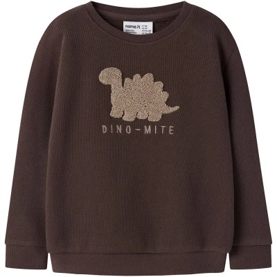 блуза,детски,блузи,name,it,obear,regular,sweatshirt,brown,(french,roast)