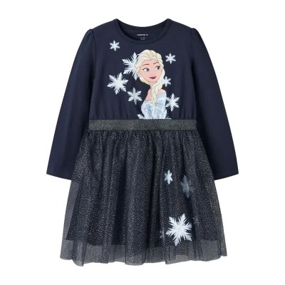 сако,дамски,поли,и,рокли,name,it,osimi,frozen,tulle,long,sleeve,dress,blue,(navy,blazer)