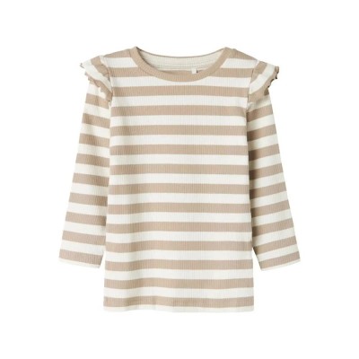 тениска,мъжки,тениски,дамски,тениски,name,it,taia,slim,long,sleeve,t,shirt,beige,white,(pure,cashmere,cloud,dancer)