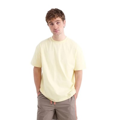 тениска,мъжки,тениски,дамски,тениски,balmohk,30000108,relaxed,short,sleeve,t,shirt,yellow,(blazing,yellow)
