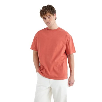 тениска,мъжки,тениски,дамски,тениски,balmohk,30000117,relaxed,washed,short,sleeve,t,shirt,orange,(bright,red)