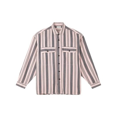 риза,с,дълъг,ръкав,дамски,ризи,мъжки,ризи,balmohk,30000398,vintage,pink,stripes,long,sleeve,shirt,pink,(pink,power)