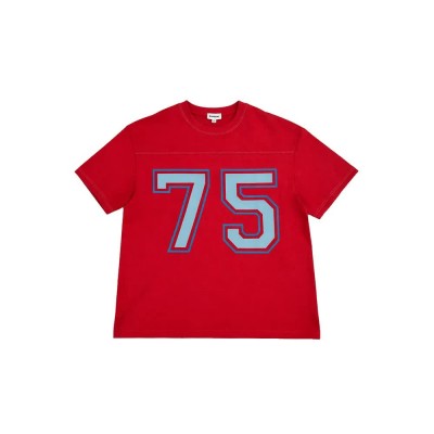 тениска,мъжки,тениски,дамски,тениски,balmohk,30000456,print,big,number,short,sleeve,t,shirt,red,(bright,red)
