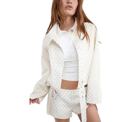 яке,мъжки,якета,дамски,якета,и,палта,balmohk,30000570,polka,dots,jacket,white,(white)
