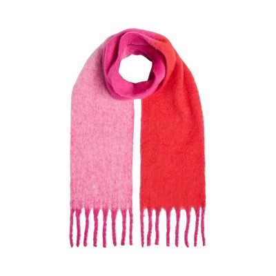 шал,ръкавици,шапки,и,шалове,pieces,bea,narrow,long,scarf,pink,(beetroot,purple,colour,blocking,new)