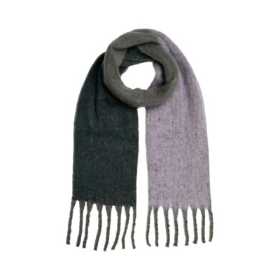 шал,ръкавици,шапки,и,шалове,pieces,bea,narrow,long,scarf,grey,(darkest,spruce,colour,blocking,new)