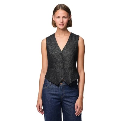 елек,дамски,сака,pieces,bosella,glitter,waistcoat,black,(black,silver,lurex)