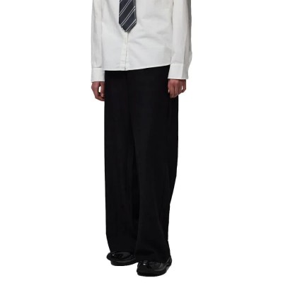 панталони,дамски,панталони,pieces,bosella,wide,high,waist,pants,black,(black)