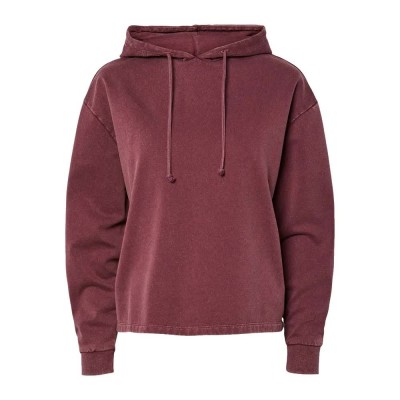 суичър,дамски,блузи,pieces,chilli,washed,hoodie,purple,(tawny,port,washed)
