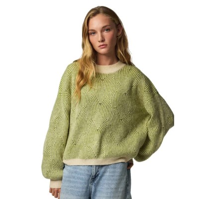 блуза,мъжки,пуловери,дамски,пуловери,pieces,jenna,o,neck,knit,sweater,green,(whitecap,gray,woodbine)