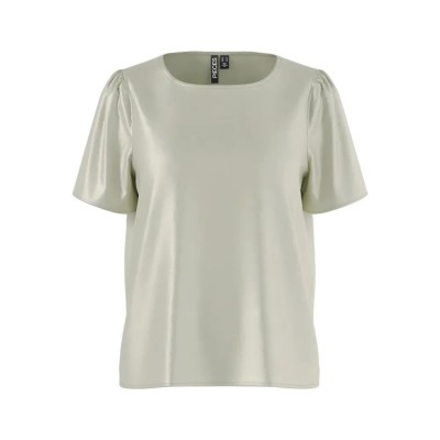 тениска,мъжки,тениски,дамски,тениски,pieces,jessa,o,neck,short,sleeve,t,shirt,beige,(silver,lining)