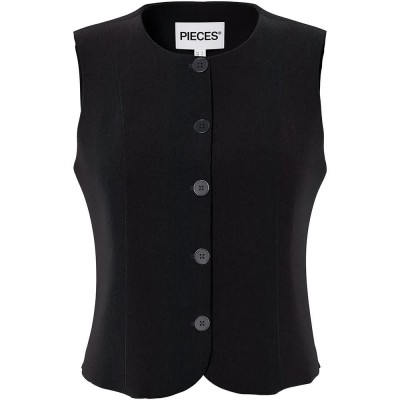 елек,дамски,сака,pieces,kamil,fitted,waistcoat,black,(black)
