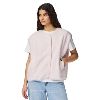 потник,дамски,жилетки,pieces,katty,teddy,vest,pink,(pink,marshmallow)