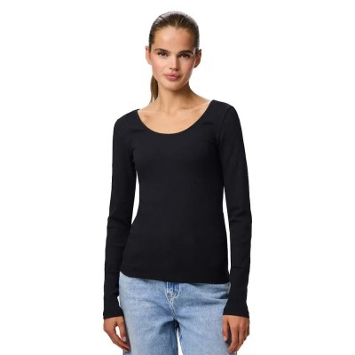 тениска,мъжки,тениски,дамски,тениски,pieces,kitte,plain,long,sleeve,t,shirt,black,(black)