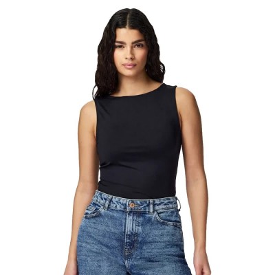 тениска,мъжки,тениски,дамски,тениски,pieces,lula,reversible,sleeveless,t,shirt,black,(black)