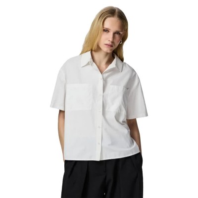 риза,с,къс,ръкав,дамски,ризи,мъжки,ризи,pieces,melia,short,sleeve,shirt,white,(bright,white)