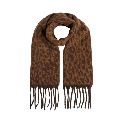 шал,ръкавици,шапки,и,шалове,pieces,naya,long,scarf,brown,(tobacco,brown,leo)