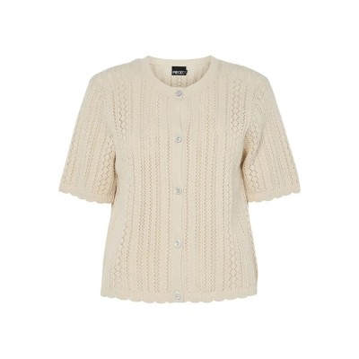 жилетка,мъжки,пуловери,дамски,пуловери,pieces,nuka,o,neck,knit,cardigan,beige,(birch)