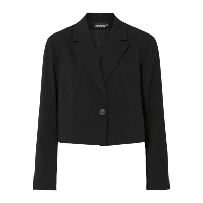 сако,дамски,сака,pieces,rosa,short,blazer,black,(black)