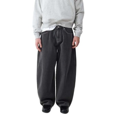 къси,панталони,мъжки,панталони,дамски,панталони,balmohk,balloon,fit,denim,shorts,grey,(black)